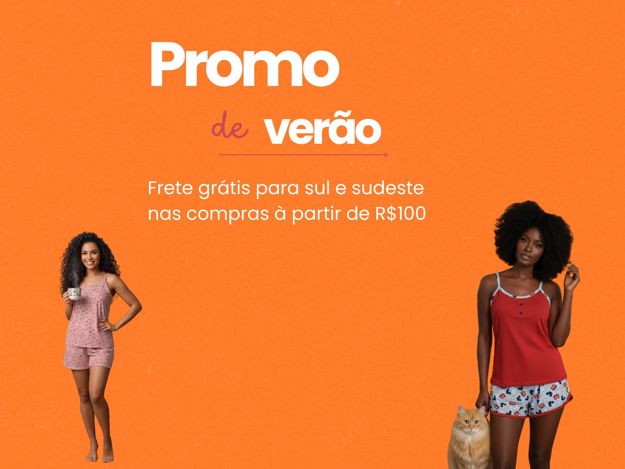 banner de site promoção de verão montagem de fotos rosa (2000 x 1500 px)